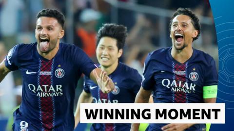 Goncalo Ramos, Marquinhos and Lee Kang-In