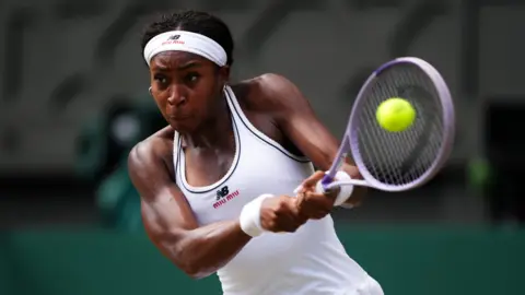 Coco Gauff Karolina Muchova split image