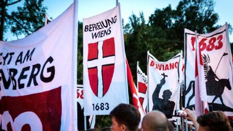 Austrian far-right Identitarian march, 10 Sep 17