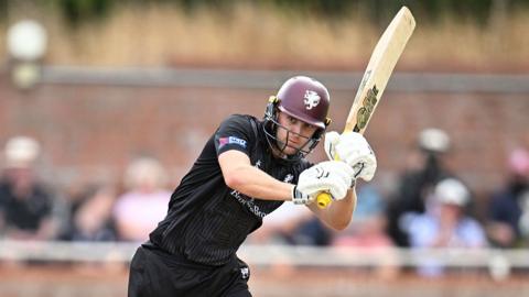 Tom Lammonby in action for Somerset