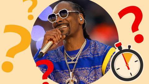 Snoop Dogg at the Super Bowl