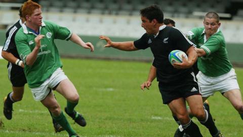 John McCall in action for Ireland Under-19s