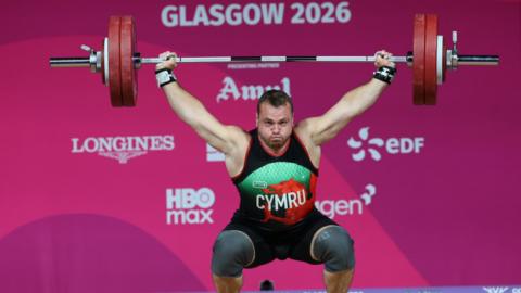 Weightlifter James Wales