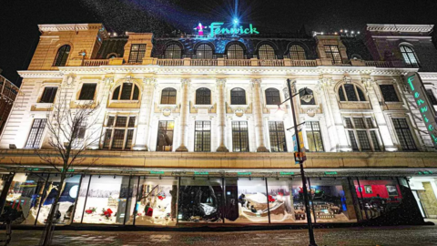 Fenwick's Northumberland Street store at Christmas