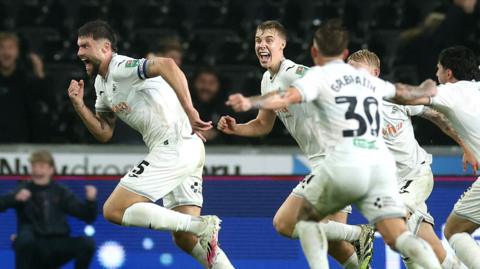 Swansea celebrate