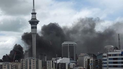 Fire at SkyCity Convention Centre in Auckland