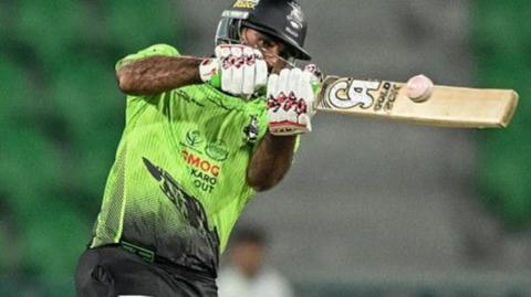 Fakhar Zaman in action