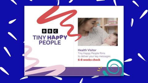 Tiny Happy People key films card for health visitors