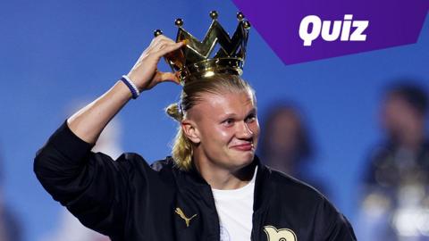 haaland wearing a crown