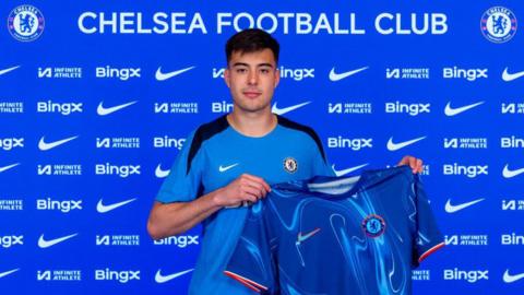 Aaron Anselmino is unveiled by Chelsea