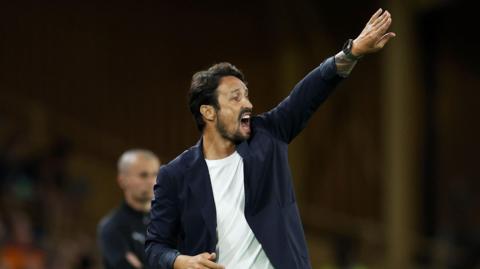 Wolves boss Cesar Peixoto gestures