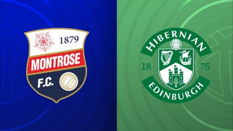 Montrose and Hibernian badges