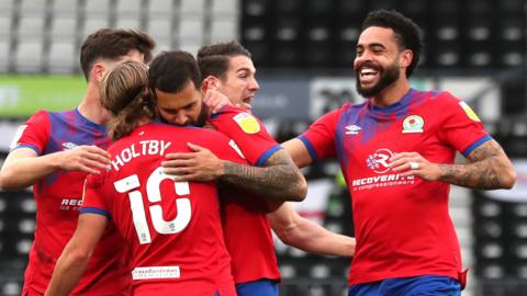 Blackburn Rovers celebrate