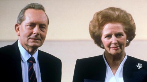 Brian Walden and Margaret Thatcher