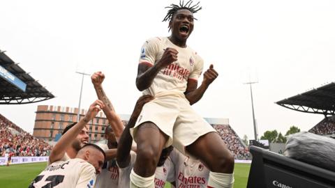 AC Milan celebrate