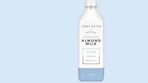 Inside Out's Unsweetened Almond Milk.
