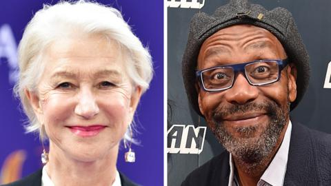 Dame Helen Mirren and Sir Lenny Henry