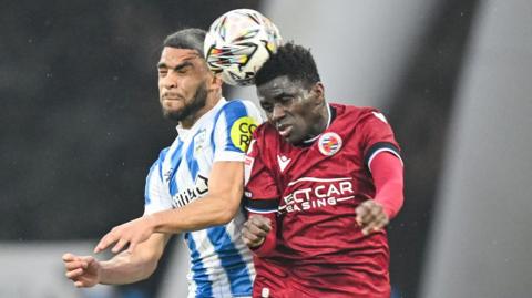 Action from Huddersfield v Reading