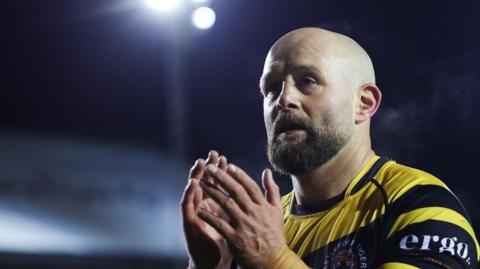 Paul McShane applauds Castleford's supporters