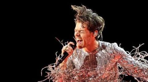 Harry Styles performing live