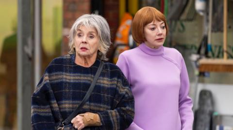 Sue Johnston and Diane Morgan in Ann Droid