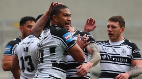 Hull FC celebrate