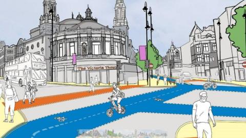 How the town centre will look