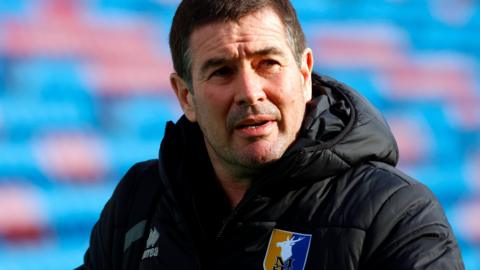 Nigel Clough in Mansfield Town tracksuit