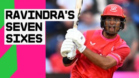 Rachin Ravindra batting 