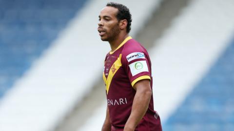 Leroy Cudjoe of Huddersfield Giants