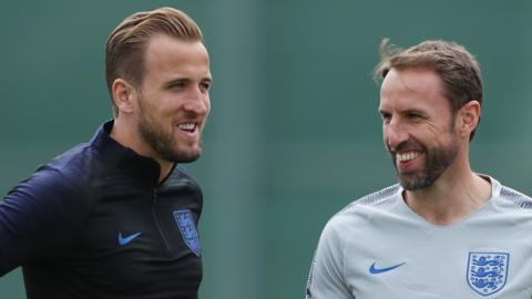 Harry Kane and Gareth Southgate