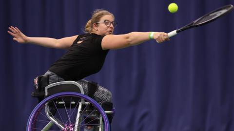 Abbie Breakwell in action