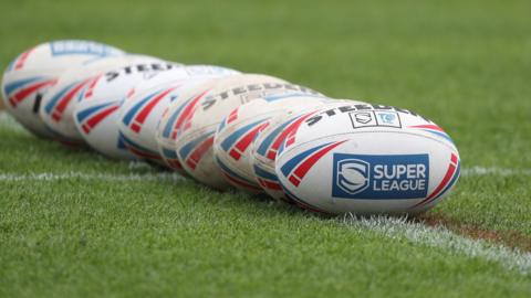 Generic image of Super League rugby league balls