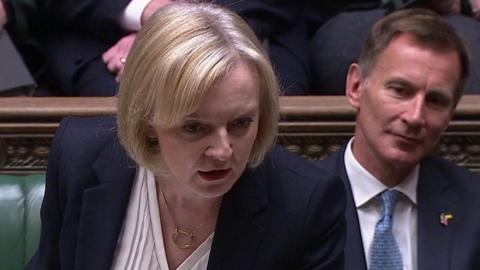 Liz Truss with Jeremy Hunt