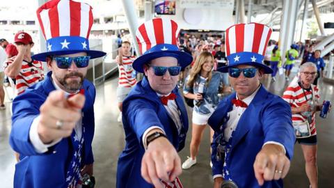 American fans at world cup