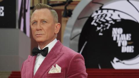 Daniel Craig at the premiere of Bond film, No Time To Die