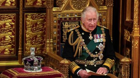 King at State Opening of Parliament