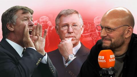 Sir Alex Ferguson and journalist Jonathan Northcroft