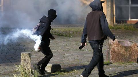 Hamburg protesters, 7 Jul 17