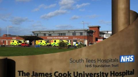 James Cook University Hospital in Middlesbrough