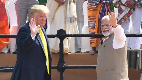 Donald Trump and Narendra Modi