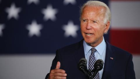 Joe Biden in July 2020