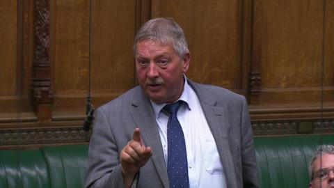 Sammy Wilson speaking in the House of Commons