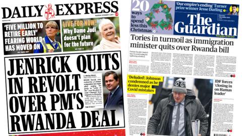 Front pages