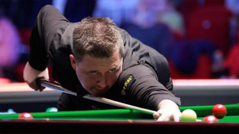  Kyren Wilson takes a shot at the Players Championship