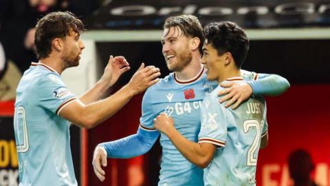 Motherwell celebrate