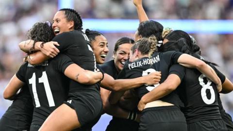 New Zealand celebrate