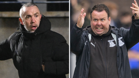 Raith Rovers' Dougie Imrie and Inverness Caledonian Thistle's Scott Kellacher