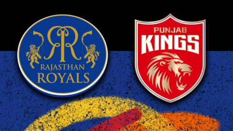 Rajasthan Royals v Punjab Kings badge graphic