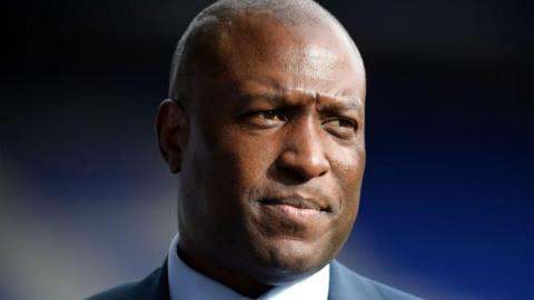 Kevin Campbell working as a pundit